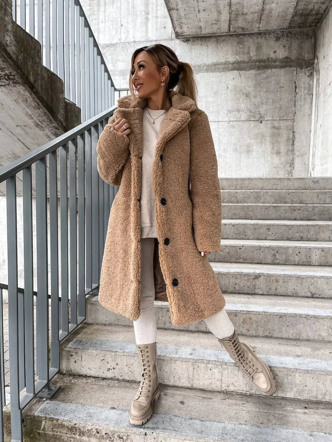 Soft Women's Long Winter Coat