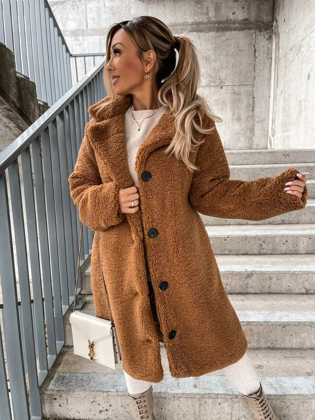 Soft Women's Long Winter Coat