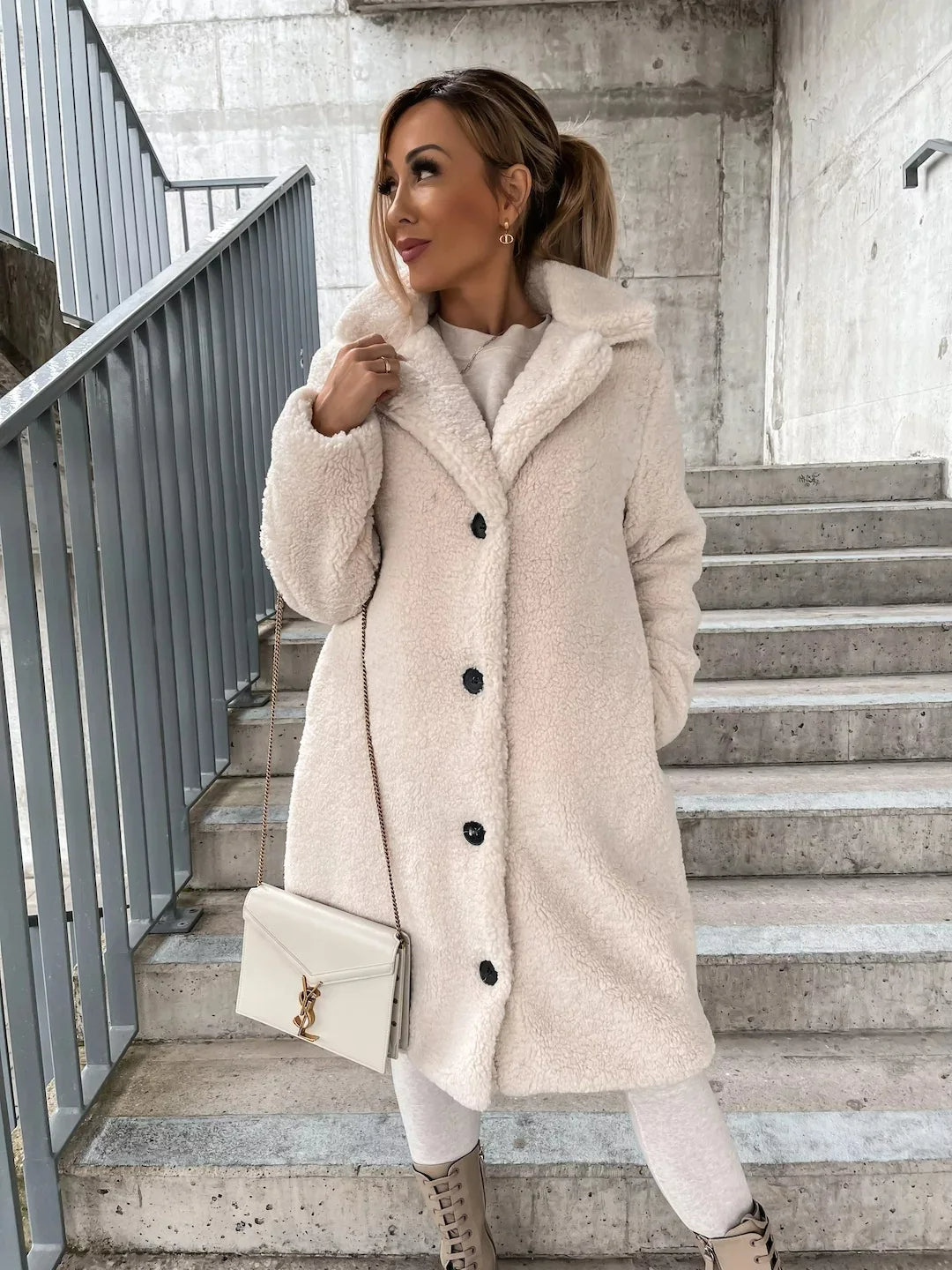 Soft Women's Long Winter Coat