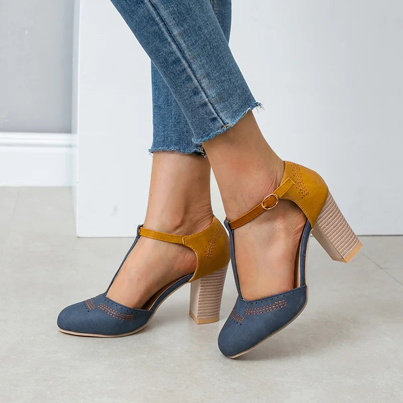 Elegant Ladies Ankle Strap Sandals