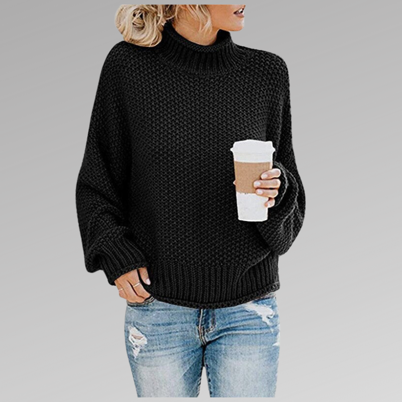 Soft Women's Crew Neck Knit Sweater