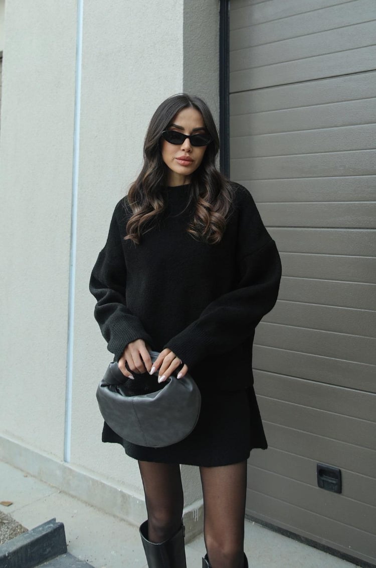 Cozy Women's 2 Piece Knit Outfit Set