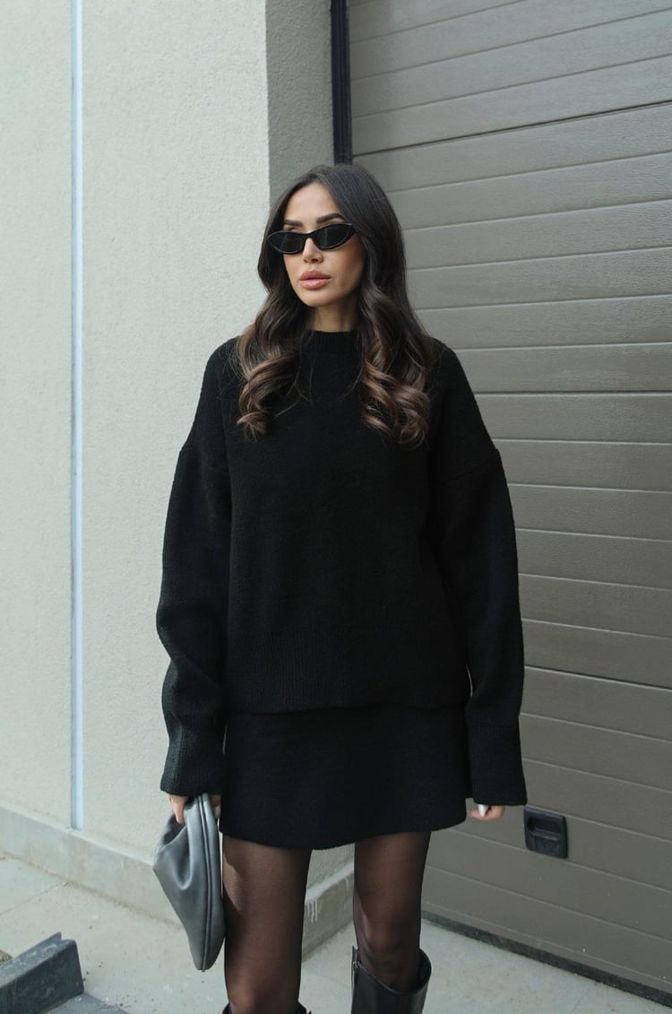Cozy Women's 2 Piece Knit Outfit Set