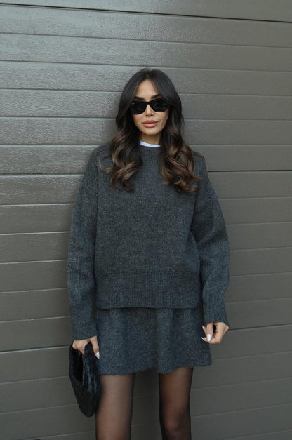 Cozy Women's 2 Piece Knit Outfit Set