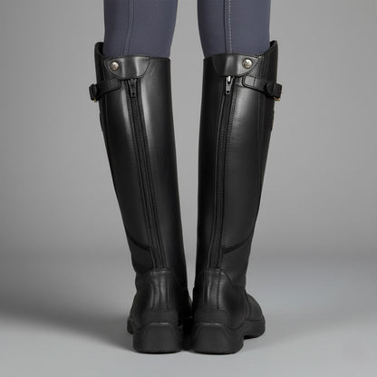 Waterproof Women's Leather Riding Boots
