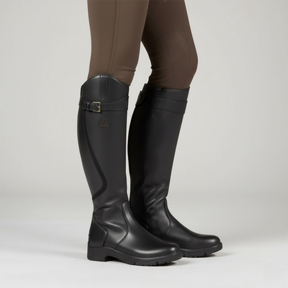 Waterproof Women's Leather Riding Boots