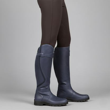 Waterproof Women's Leather Riding Boots