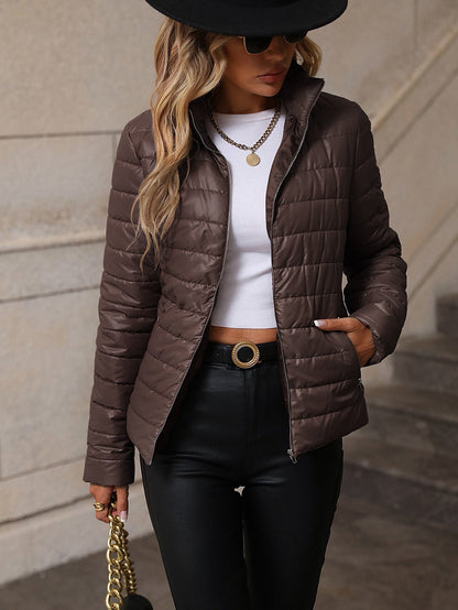 Warm Puffer Winter Coat for Women - OutfitLondon