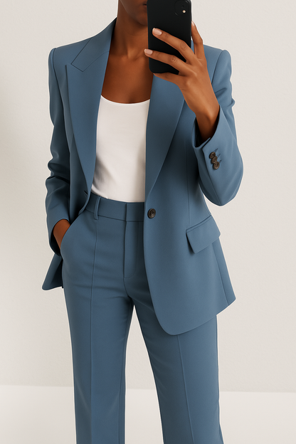 Classic Women's Two Piece Suit Set - OutfitLondon