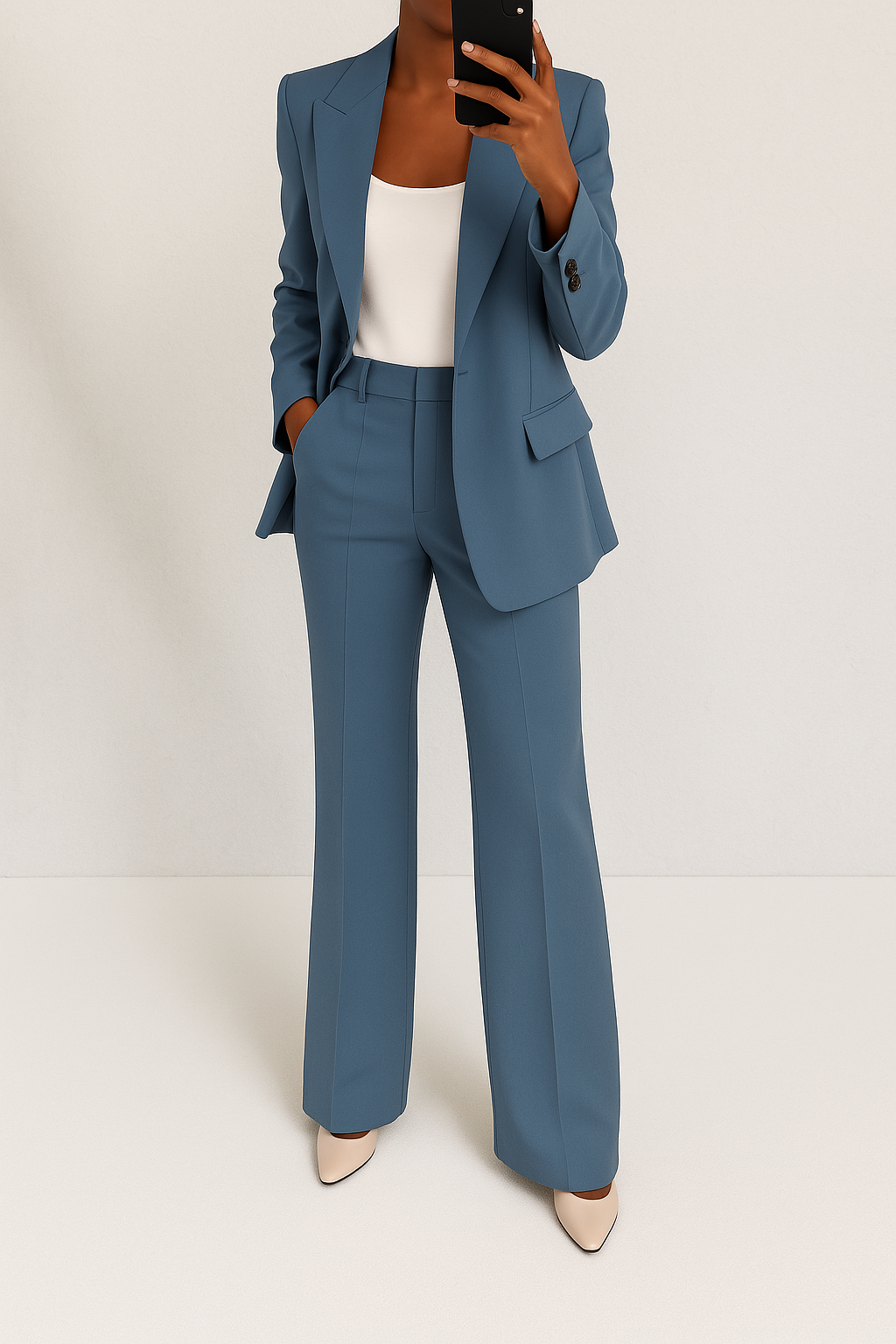 Classic Women's Two Piece Suit Set