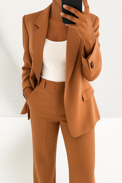 Classic Women's Two Piece Suit Set