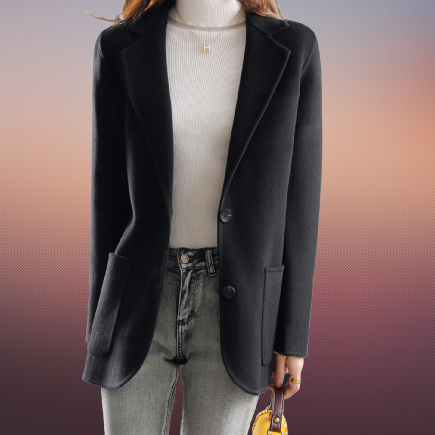 Classic Ladies Wool Jacket Coat