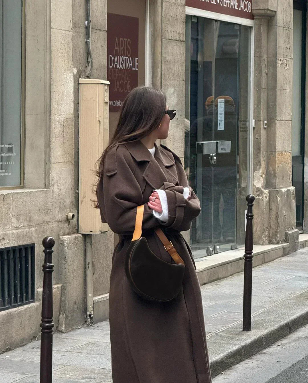 Classic Double Breasted Wool Women's Coat