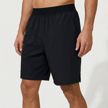 Comfortable Casual Shorts with Elastic Waist and Pockets