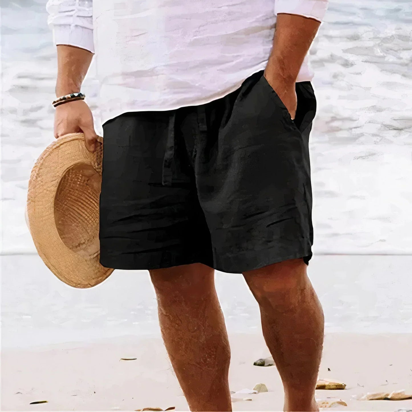 Lightweight Casual Linen Shorts