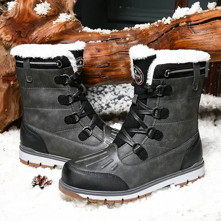 Waterproof Warm Men's Winter Boots - OutfitLondon