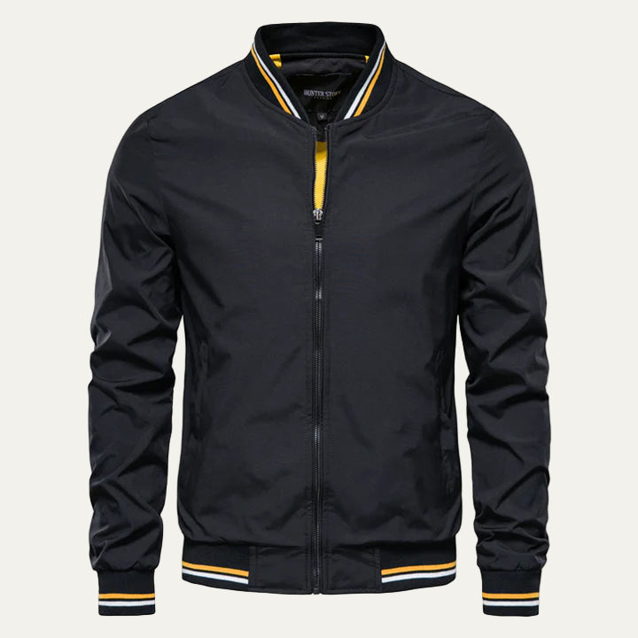 Men's Classic Skinny Fit Bomber Coat