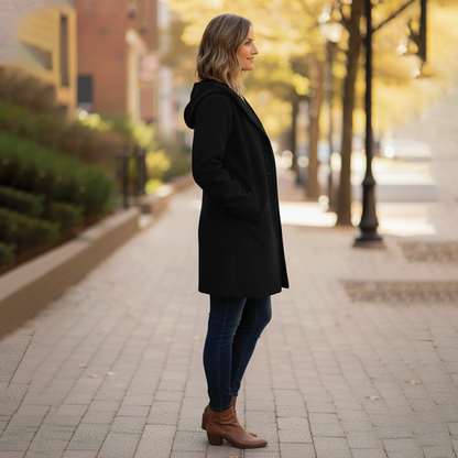 Women's Oversized Wool Blend Coat