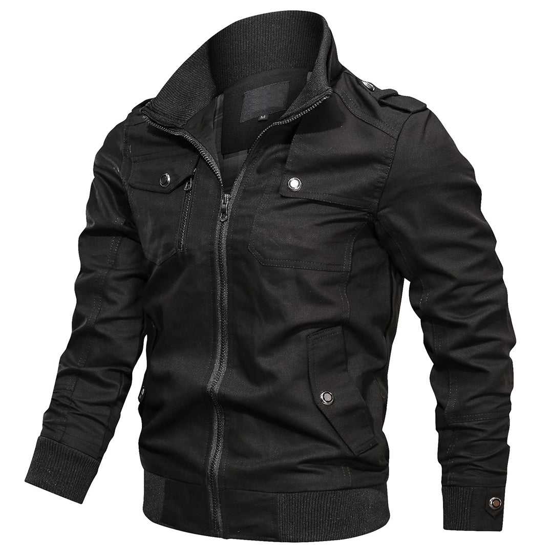 Durable Military Jacket for Men - Tough Camo Design