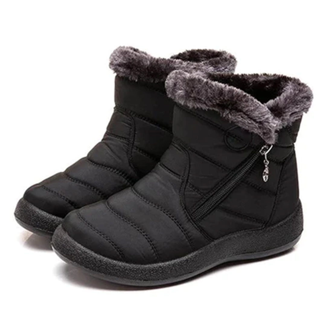 Warm Women's Winter Ankle Boots - OutfitLondon