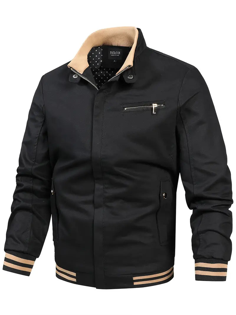 Classic Men's Cotton Trench Coat - OutfitLondon
