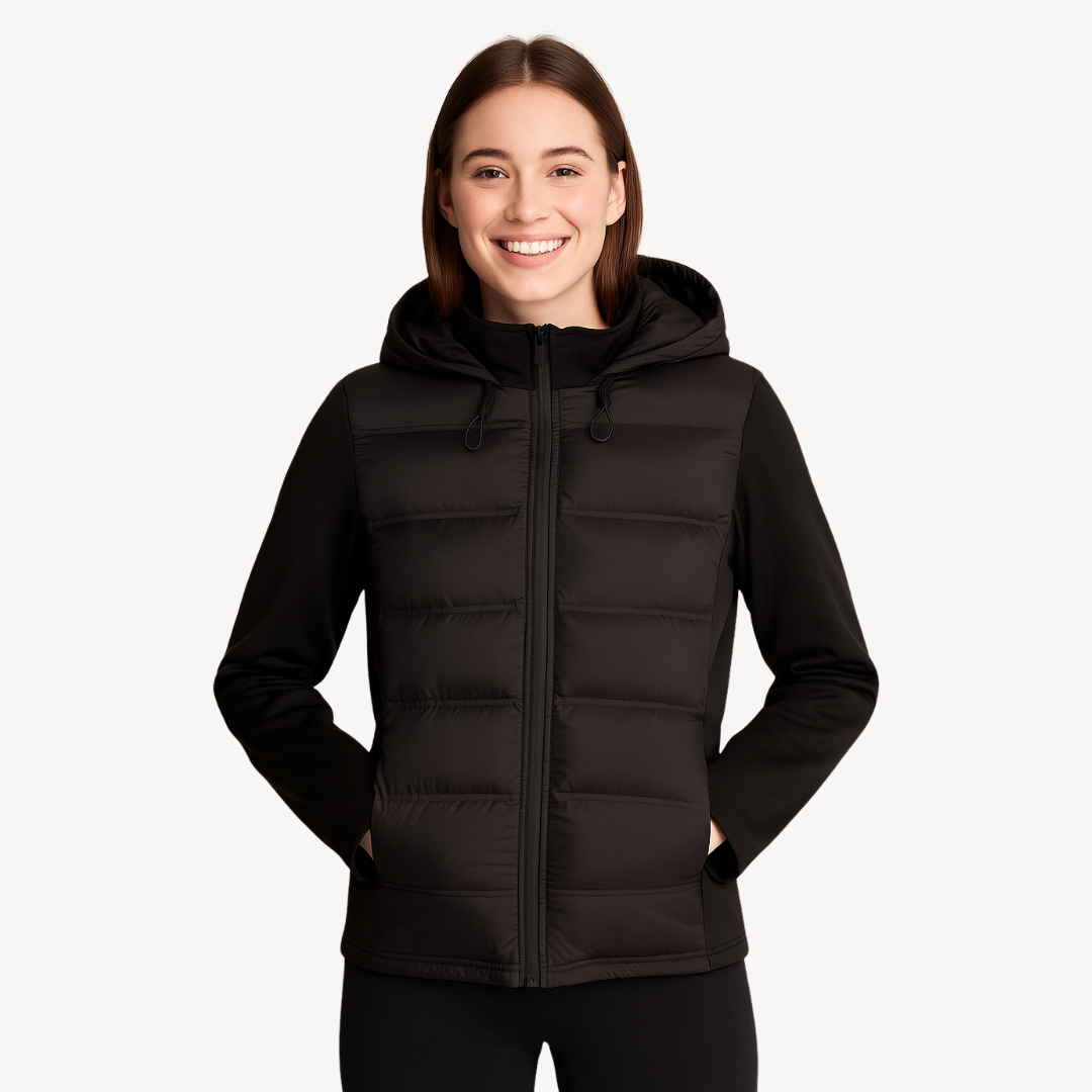 Women's Slim Insulated Puffer Coat - OutfitLondon