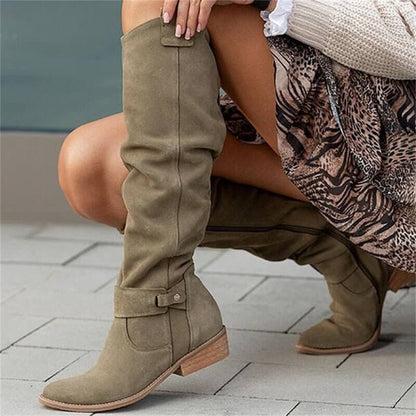Warm Women's Ankle Boots - Comfortable Leather Shoes