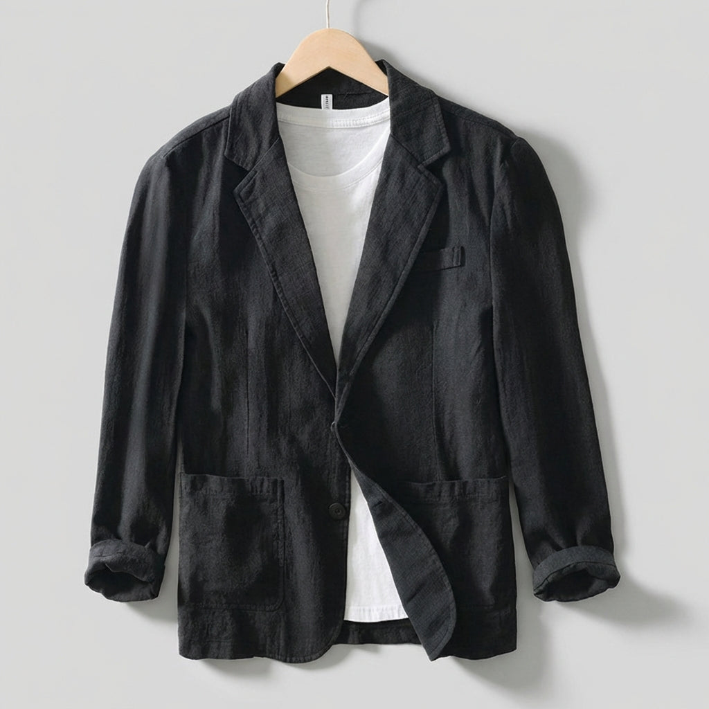 Classic Fit Collared Jacket