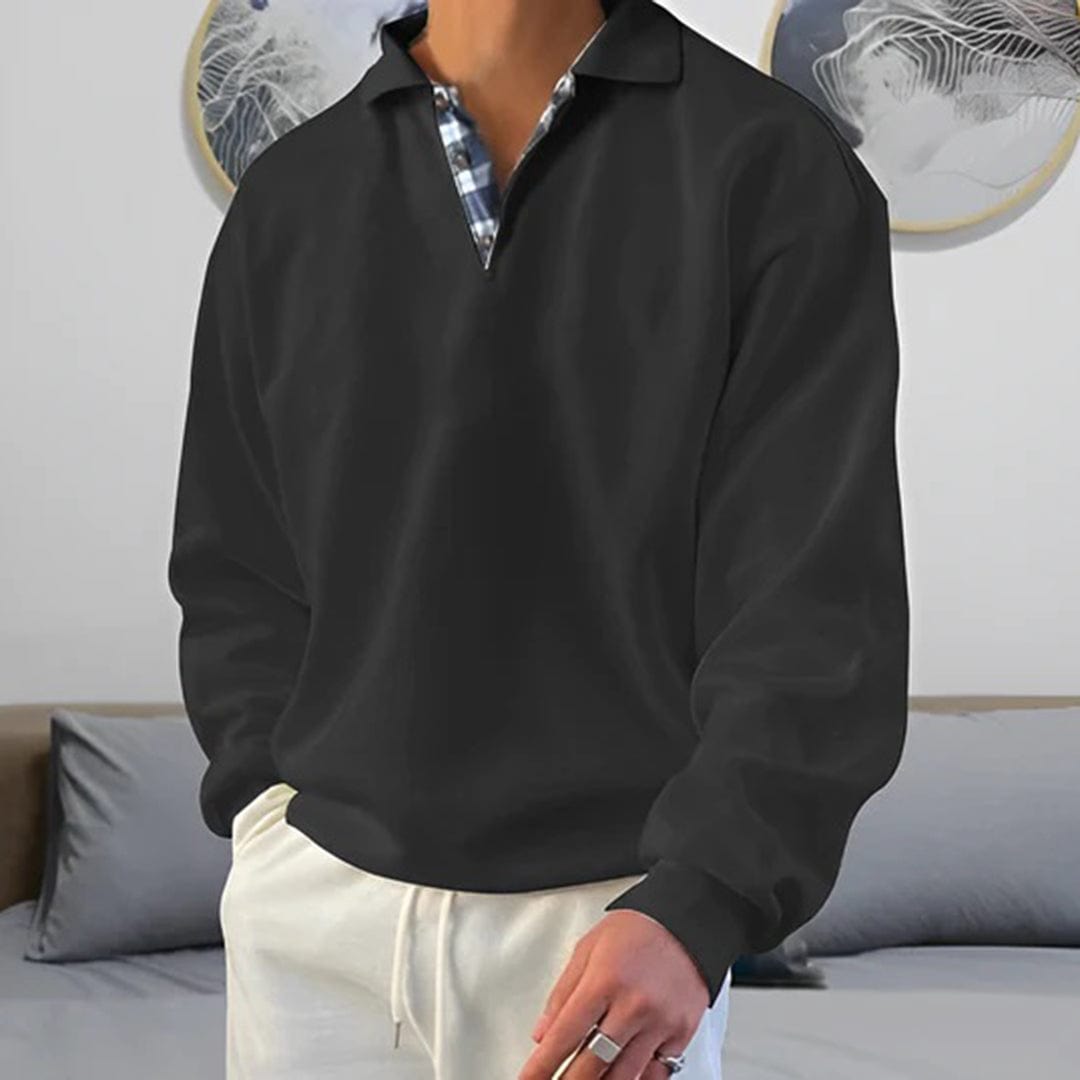 Cozy Fleece-lined Crew Neck Winter Sweater