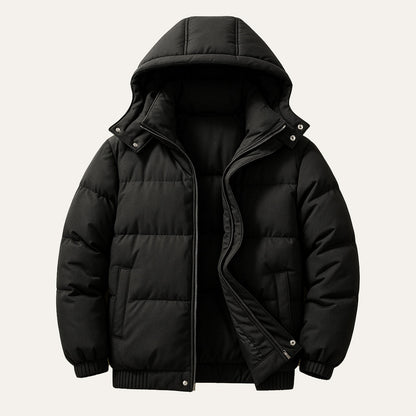 Warm Waterproof Men's Down Puffer Jacket - OutfitLondon