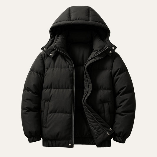 Warm Waterproof Men's Down Puffer Jacket - OutfitLondon