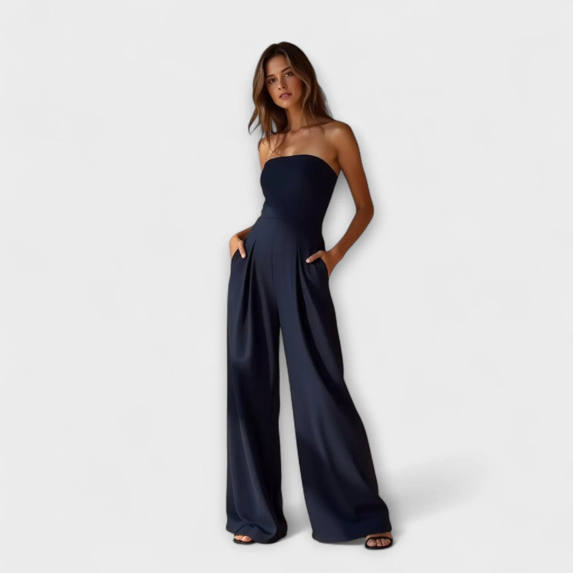 Chic Off Shoulder One Piece Jumpsuit - OutfitLondon