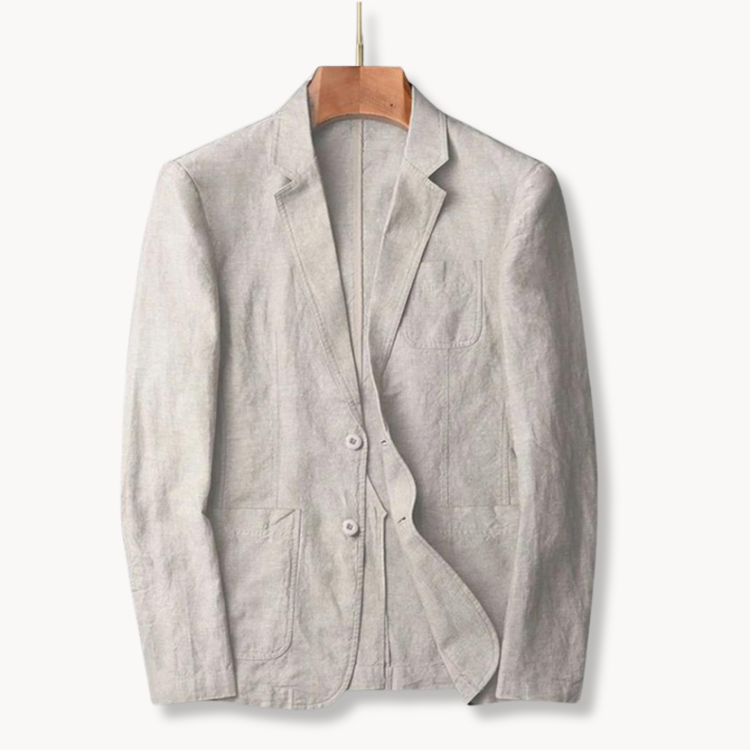 Slim Fit Casual Blazer Jacket - OutfitLondon