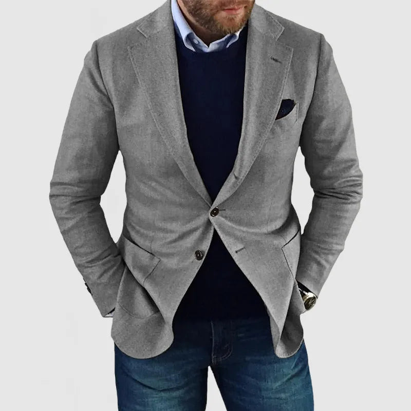 Classic Fit Blazer with Slim Silhouette