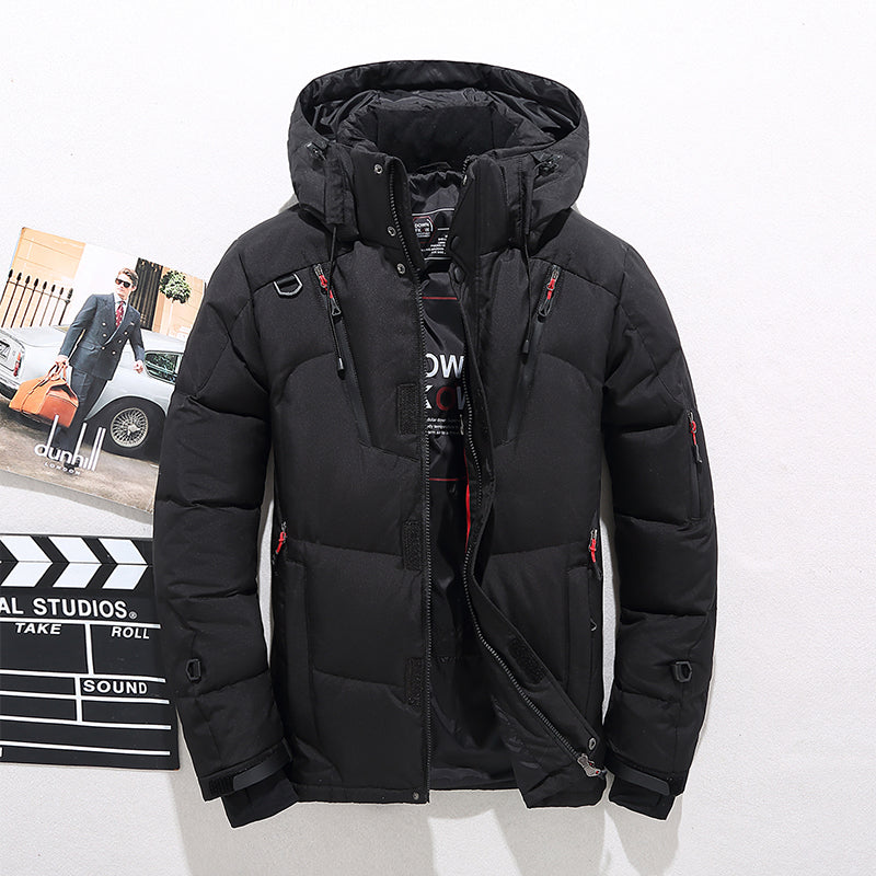 Men's Waterproof Parka Heavy-Duty Cold Weather Jacket - OutfitLondon