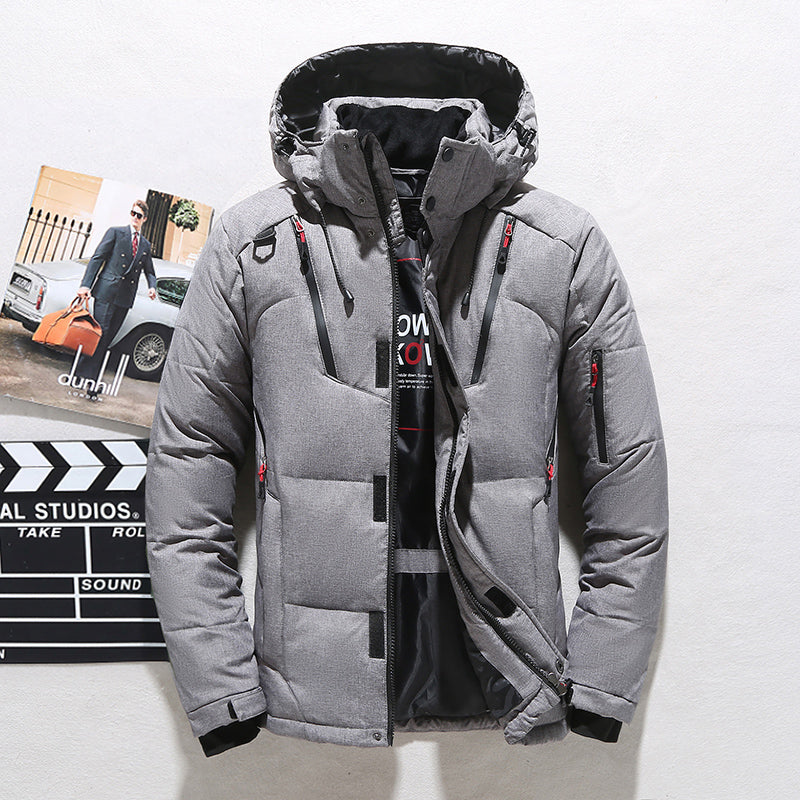 Men's Waterproof Parka Heavy-Duty Cold Weather Jacket