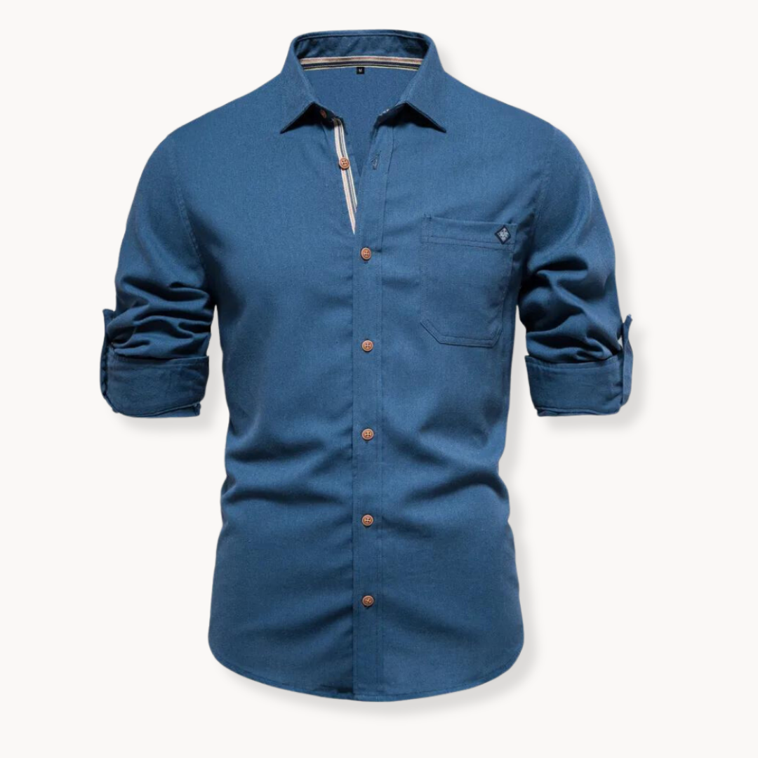 Lightweight Women's Blouse with Soft Button Front