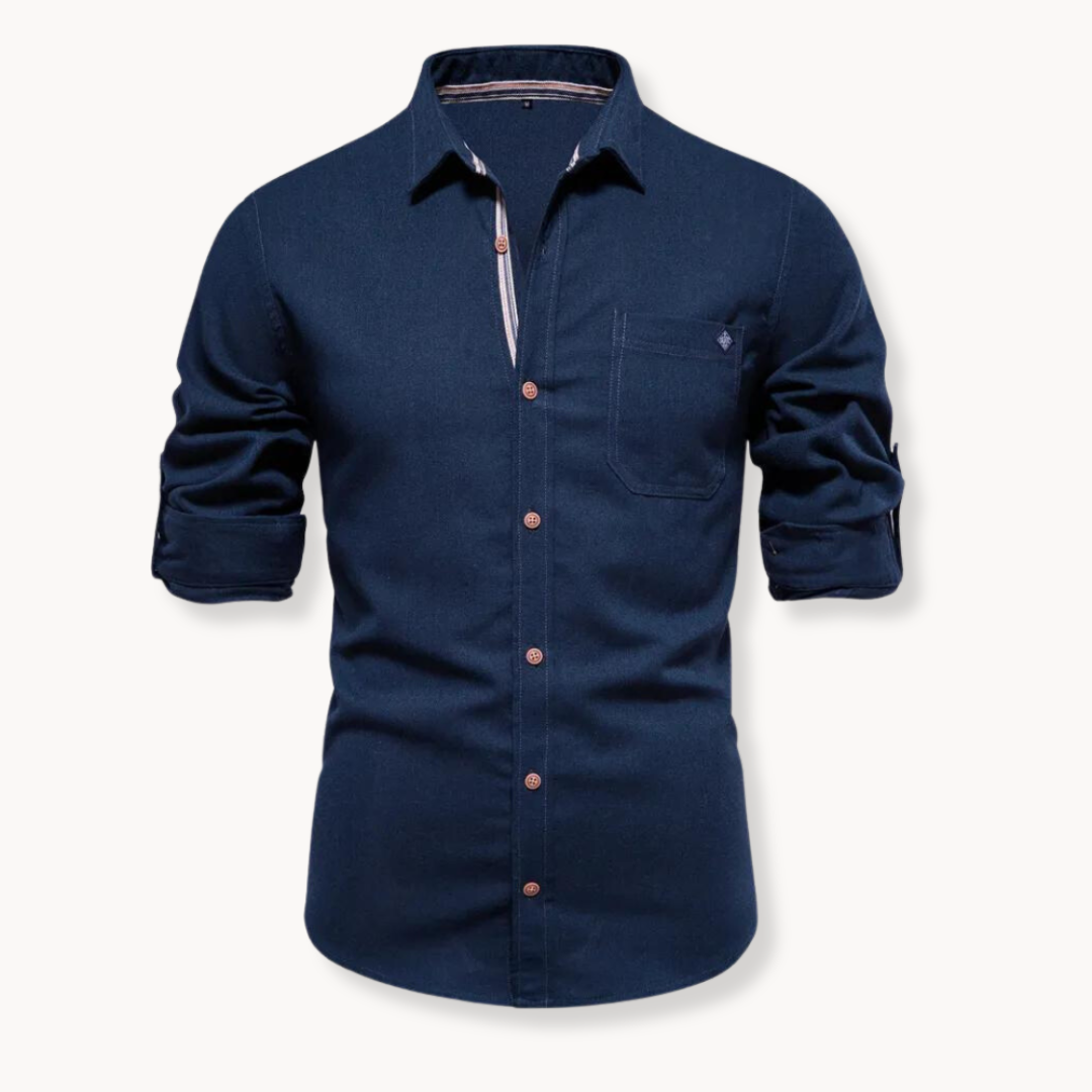 Lightweight Women's Blouse with Soft Button Front