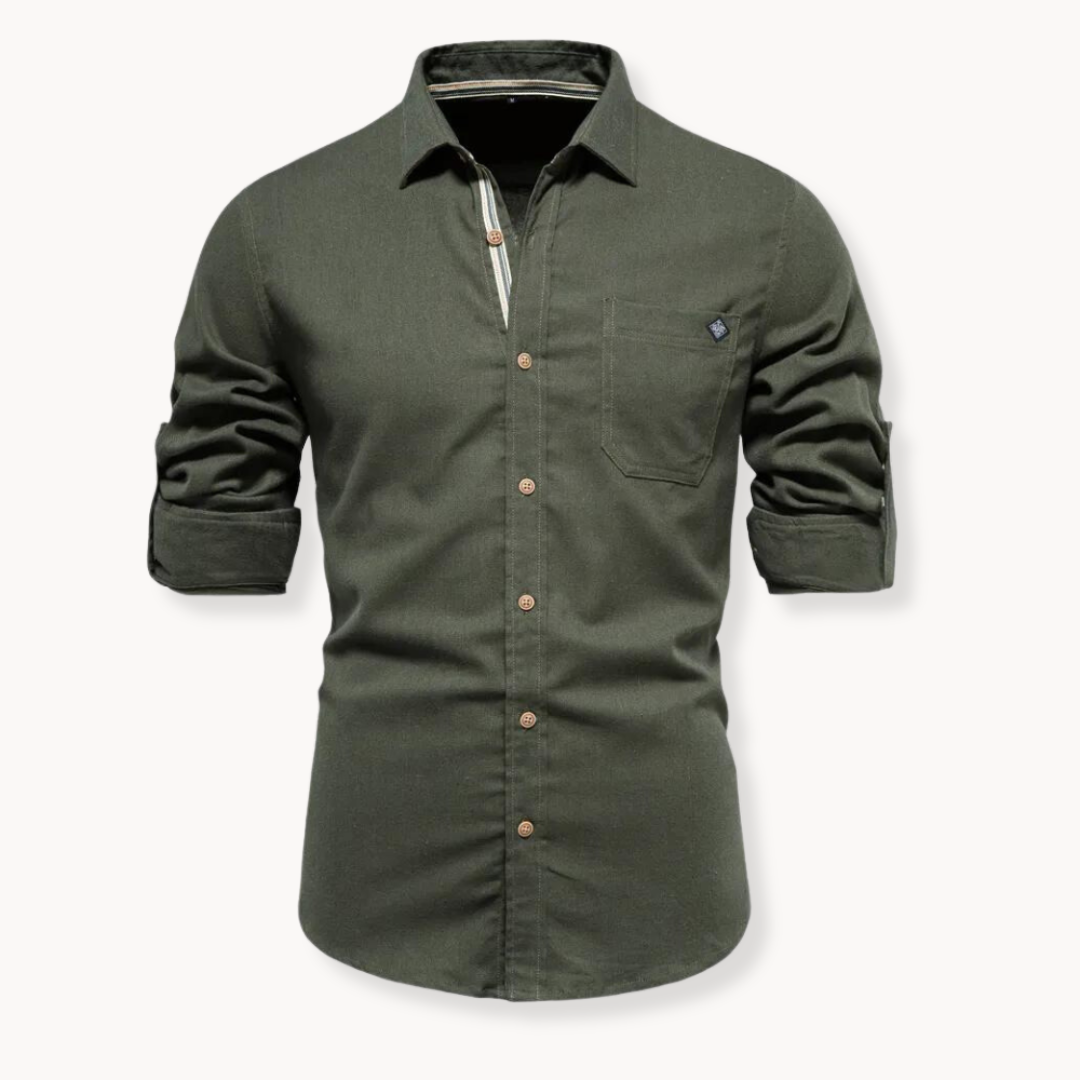 Lightweight Women's Blouse with Soft Button Front