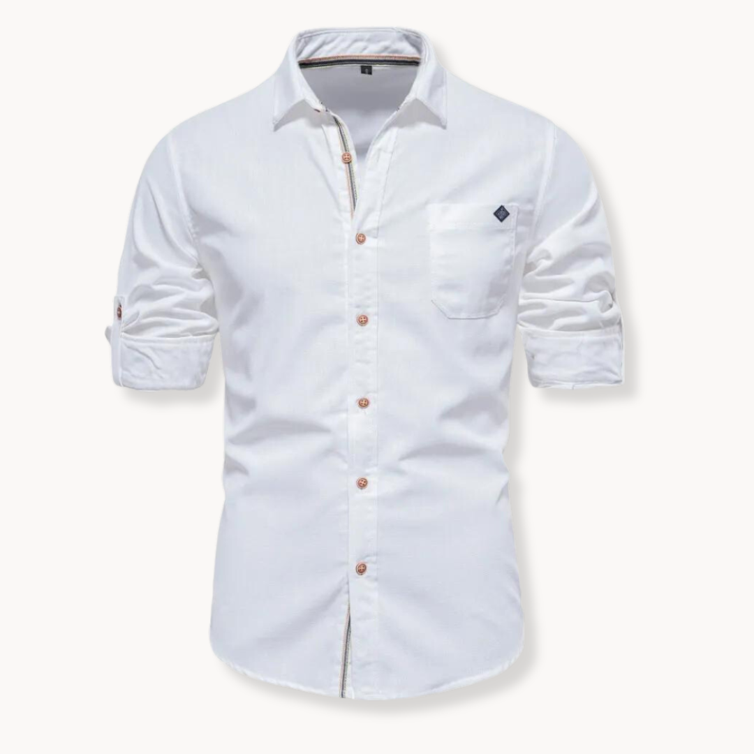 Lightweight Women's Blouse with Soft Button Front