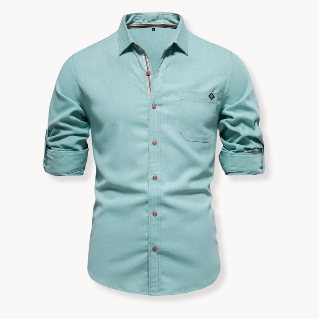 Lightweight Women's Blouse with Soft Button Front