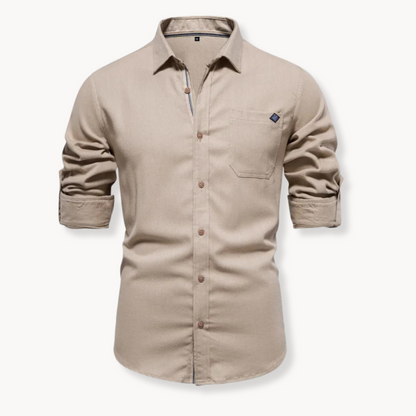 Lightweight Women's Blouse with Soft Button Front