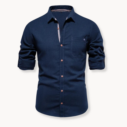 Lightweight Women's Blouse with Soft Button Front
