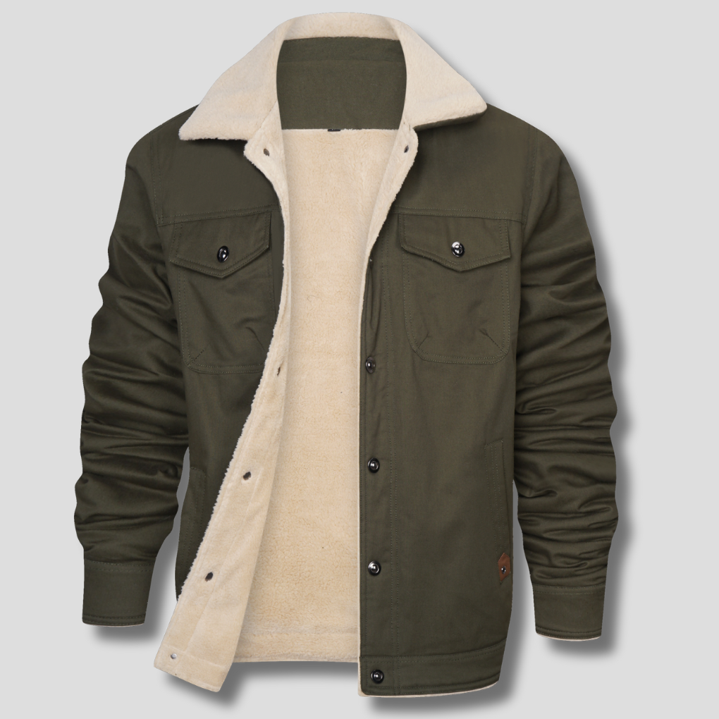 Classic Flight Leather Mens Jacket