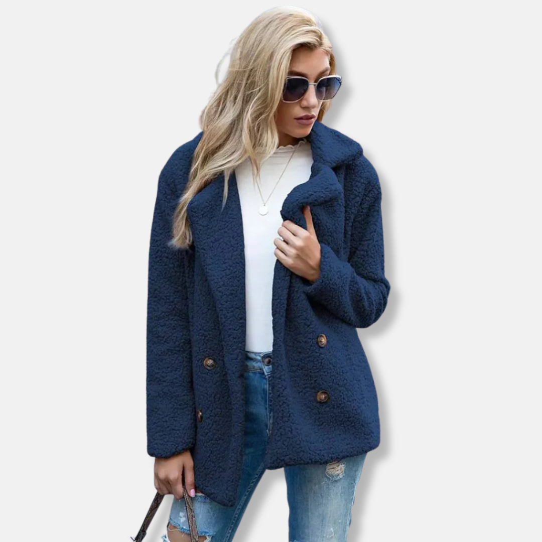 Classic Fit Double Breasted Coat - OutfitLondon