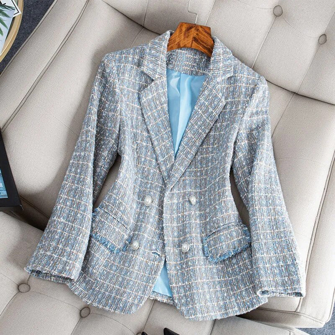 Timeless Tailored Women's Wool Jacket with Buttons