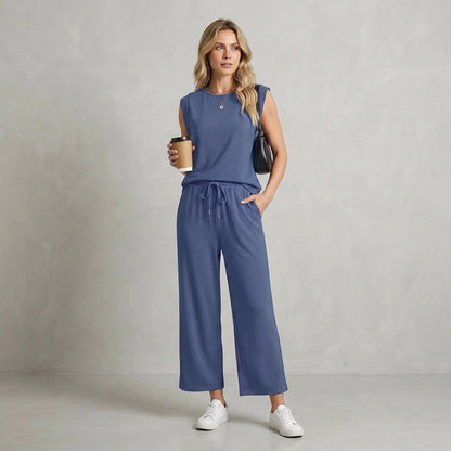 Comfortable Loose Fit Two Piece Outfit Set - OutfitLondon