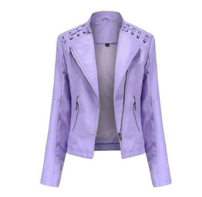 Soft Sheepskin Biker Jacket