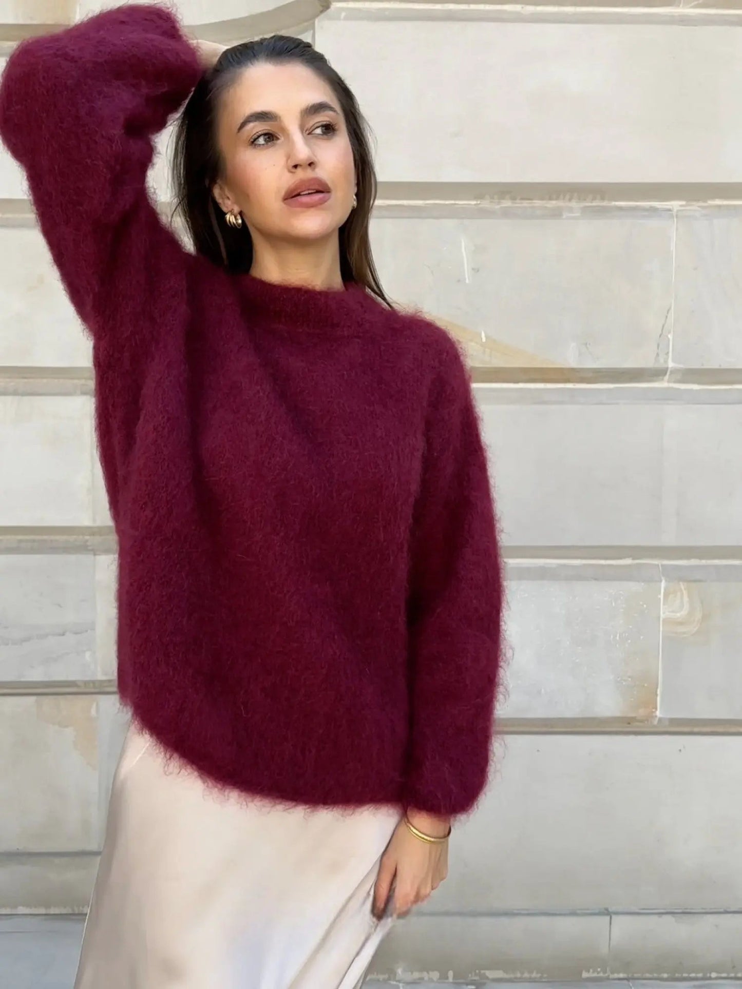 Women's Mohair Sweater Luxurious Comfort