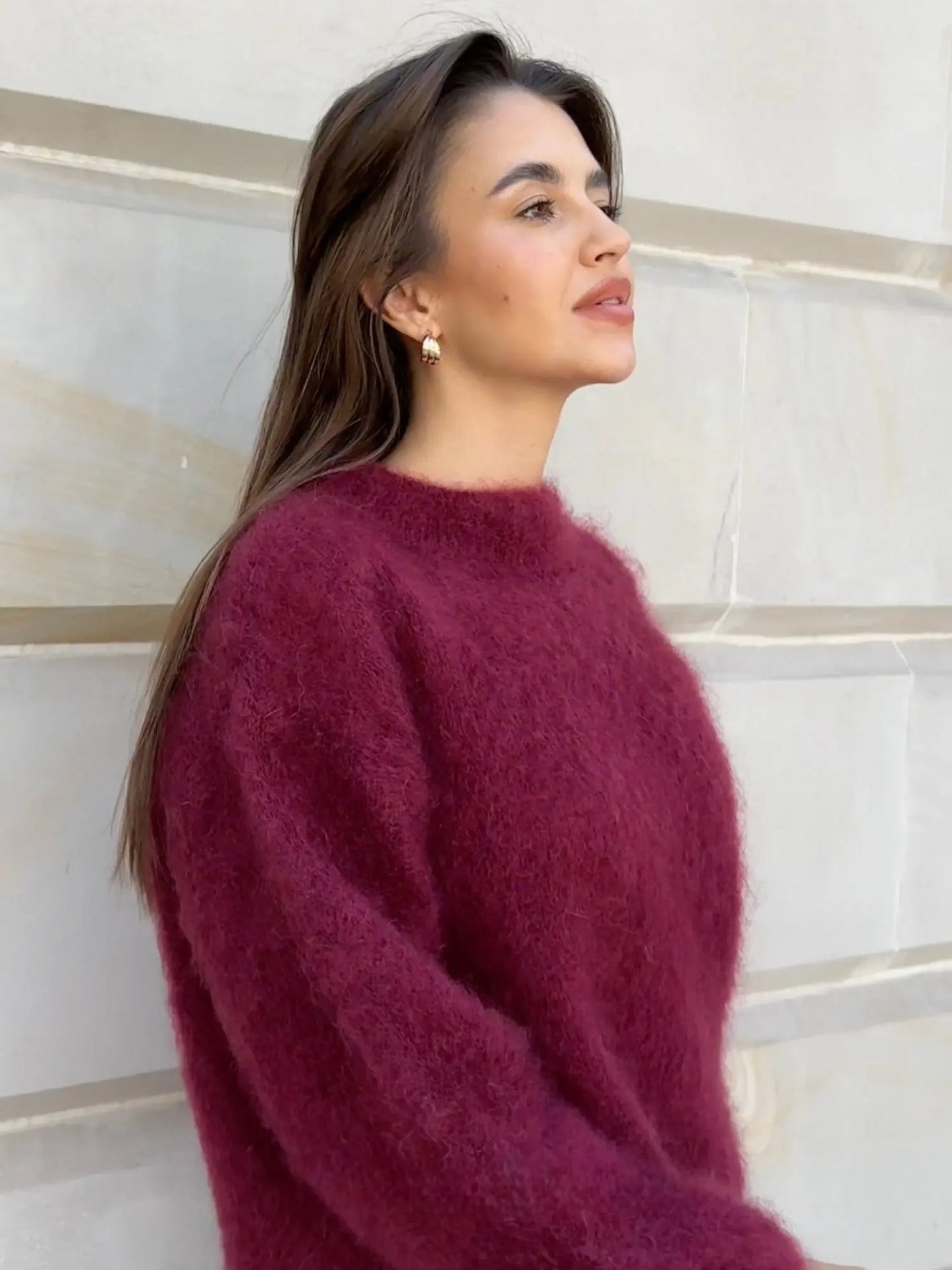 Women's Mohair Sweater Luxurious Comfort